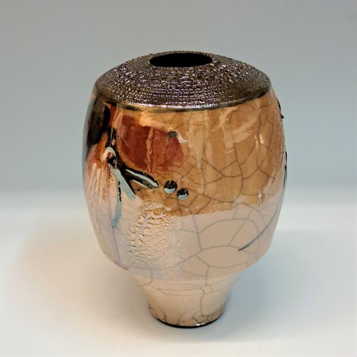 #230754 Raku Glitter Pot $32 at Hunter Wolff Gallery